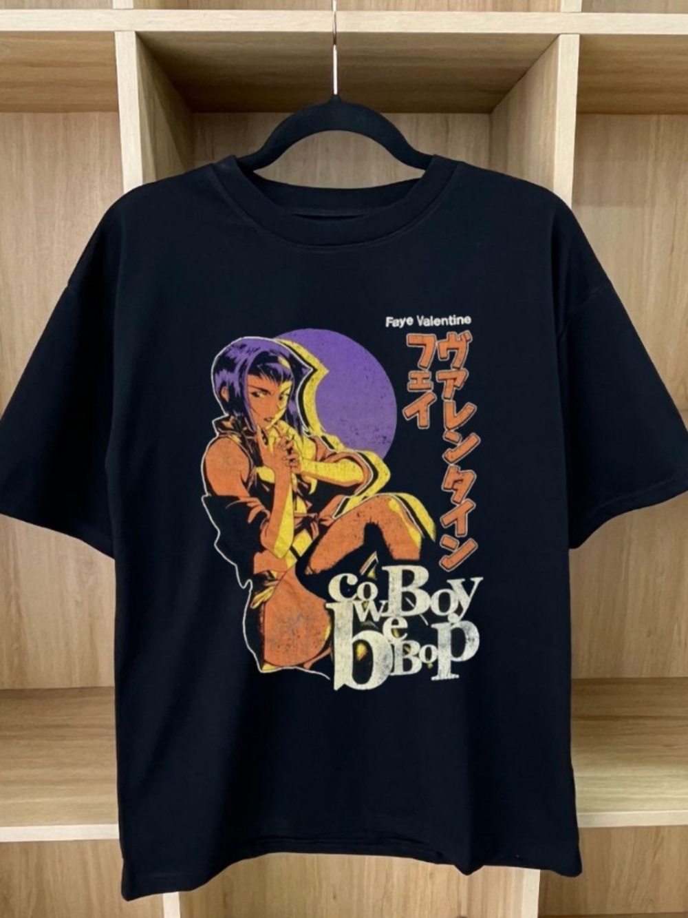 Interstellar Cowboy Faye Single Anime Printed T-shirt